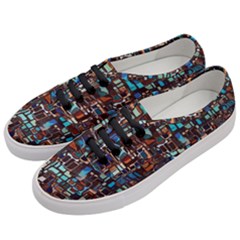 Stained Glass Mosaic Abstract Women s Classic Low Top Sneakers by Sapixe