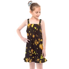 Background Black Blur Colorful Kids  Overall Dress by Sapixe