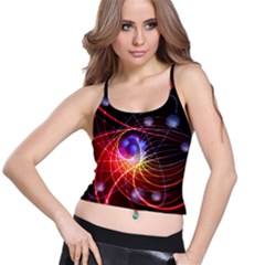 Physics Quantum Physics Particles Spaghetti Strap Bra Top by Sapixe