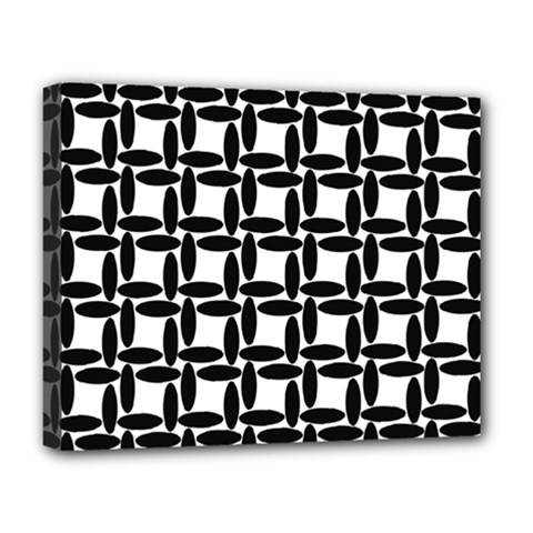Ellipse Pattern Background Deluxe Canvas 20  X 16  (stretched) by Sapixe