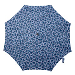 Blue Pattern Scrapbook Hook Handle Umbrellas (medium) by Bajindul