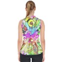 Music Abstract Sound Colorful Mock Neck Shell Top View2