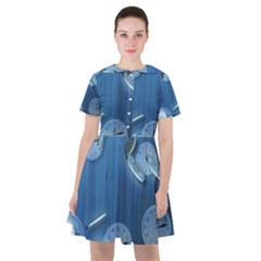 Time Clock Watch Hours Sailor Dress by Bajindul