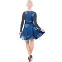 Time Clock Watch Hours Plunge Pinafore Velour Dress View2