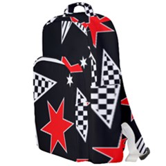 Questioning Anything - Star Design Double Compartment Backpack by WensdaiAmbrose