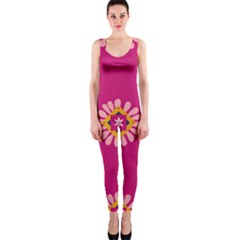 Morroco Tile Traditional Marrakech One Piece Catsuit by Pakrebo
