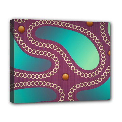 Background Pattern Non Seamless Deluxe Canvas 20  X 16  (stretched) by Pakrebo