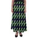 Ice Freeze Black Pattern Flared Maxi Skirt View1