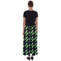 Ice Freeze Black Pattern Flared Maxi Skirt View2