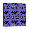 Goth Bat Floral Mini Canvas 8  x 8  (Stretched) View1