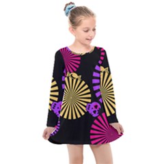 Want To Be Different Kids  Long Sleeve Dress by WensdaiAmbrose