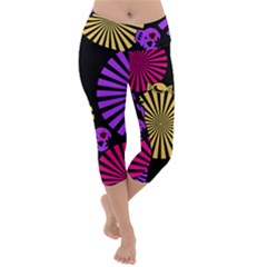 Want To Be Different Lightweight Velour Capri Yoga Leggings by WensdaiAmbrose