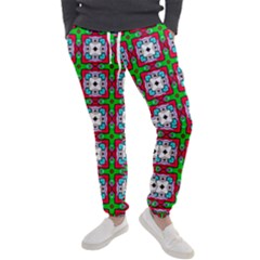 Squares Square Pattern Men s Jogger Sweatpants by Nexatart