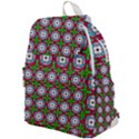 Squares Square Pattern Top Flap Backpack View1