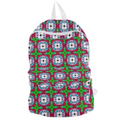 Squares Square Pattern Foldable Lightweight Backpack by Nexatart