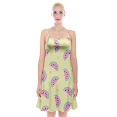 Watermelon Wallpapers  Creative Illustration And Pattern Spaghetti Strap Velvet Dress by BangZart