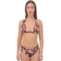 Illustrations Seamless Pattern Double Strap Halter Bikini Set View1