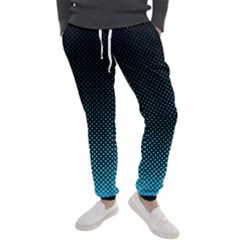 Sharp - Turquoise Halftone Men s Jogger Sweatpants by WensdaiAmbrose