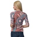 Print Quarter Sleeve Raglan Tee View2