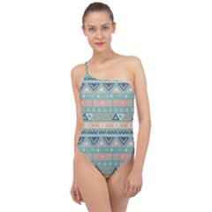 Tribal Classic One Shoulder Swimsuit by Sobalvarro