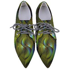 Fractal Abstract Design Fractal Art Pointed Oxford Shoes by Pakrebo