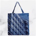 Abstract Architecture Azure Grocery Tote Bag View1