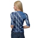 Abstract Architecture Azure Quarter Sleeve Raglan Tee View2