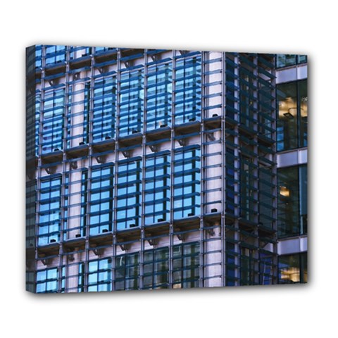 Abstract Architecture Background Deluxe Canvas 24  X 20  (stretched) by Pakrebo