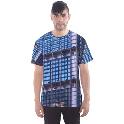 Abstract Architecture Background Men s Sports Mesh Tee by Pakrebo
