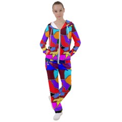 Crazycolorabstract Women s Tracksuit by bloomingvinedesign