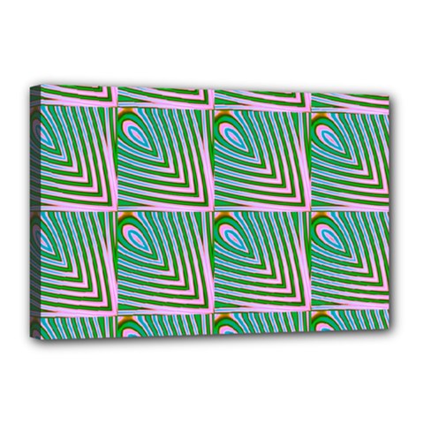 Seamless Pattern Ornament Design Canvas 18  X 12  (stretched) by Pakrebo