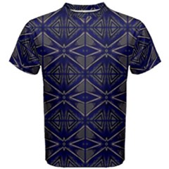 Seamless Pattern Ornament Symmetry Men s Cotton Tee by Pakrebo