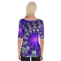 Fractal Rendering Digital Art Wide Neckline Tee View2