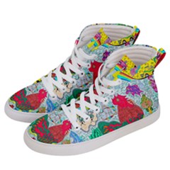 Supersonic Key West Gypsy Blast Men s Hi-top Skate Sneakers by chellerayartisans