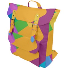 Geometry Nothing Color Buckle Up Backpack by Mariart