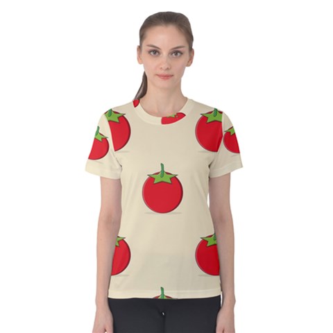 Fresh Tomato Women s Cotton Tee by HermanTelo