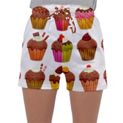 Chocolate Cake Muffin Sleepwear Shorts by Bajindul