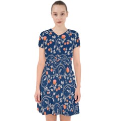 Midnight Florals Adorable In Chiffon Dress by VeataAtticus