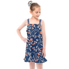 Midnight Florals Kids  Overall Dress by VeataAtticus