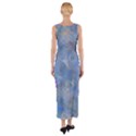 Abstract Triangles Geometric Fitted Maxi Dress View2