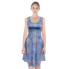 Abstract Triangles Geometric Racerback Midi Dress by Bajindul