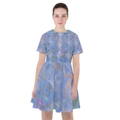 Abstract Triangles Geometric Sailor Dress by Bajindul