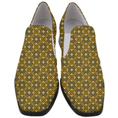Digital Art Art Artwork Abstract Texture Women Slip On Heel Loafers by Pakrebo