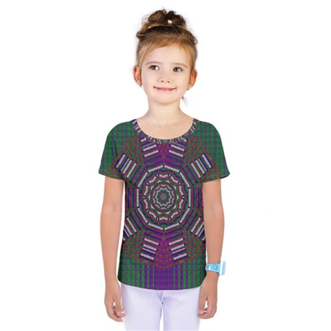 Orchid Landscape With A Star Kids  One Piece Tee by pepitasart