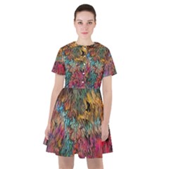 Oil Paint Sailor Dress by Bajindul
