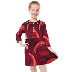 Cells All Over  Kids  Quarter Sleeve Shirt Dress by shawnstestimony