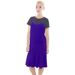 Blue Pattern Red Texture Camis Fishtail Dress by Mariart