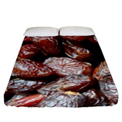 Dates Fruit Sweet Dry Food Fitted Sheet (queen Size) by Pakrebo