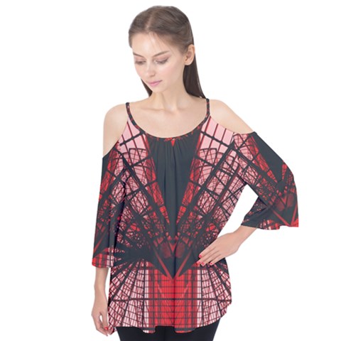 Low Angle Photography Of Red Metal Tower Flutter Tees by Pakrebo