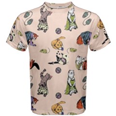 Funny Cats Men s Cotton Tee by Sobalvarro